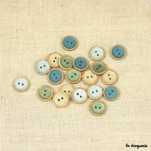 Knopen: Schelpen 15 mm