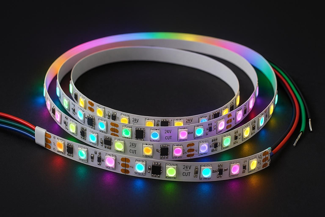 Strip LED RGBIC 24vdc PCB 12mm