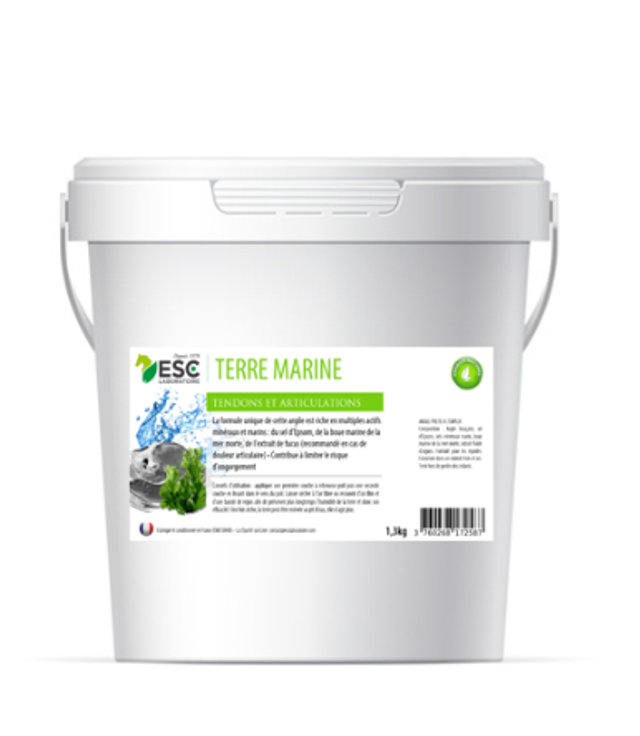 TERRE MARINE – Argile cheval enrichie en minéraux marins – Prêt à l’emploi