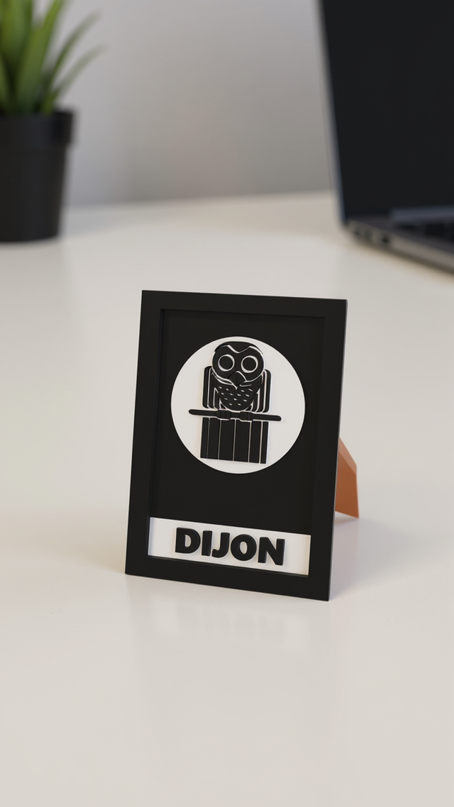 Tableau Dijon Asteque Noir