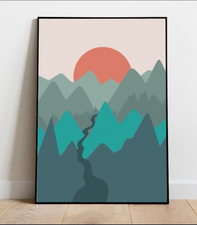 Mountains - Poster