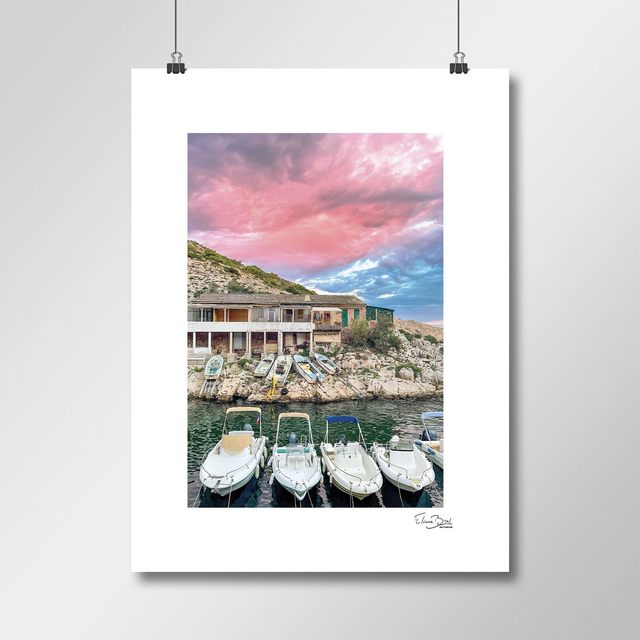 Affiche « Port de Callelongue » 