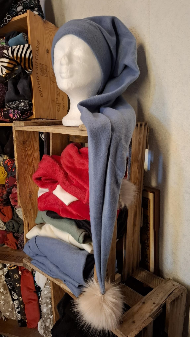 XXXL Zipfelmütze blau , ca 1m lang