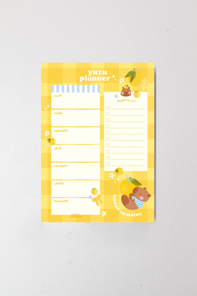 Planner A5 Yuzu Capybara