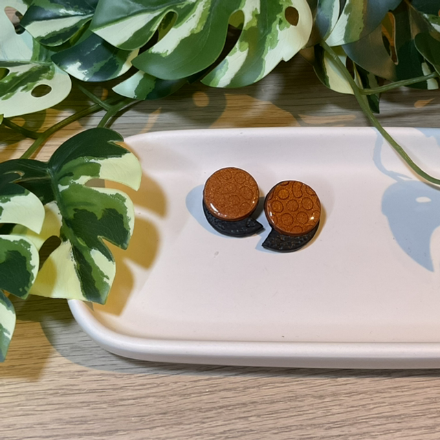 Zimt: Ohrstecker #0594