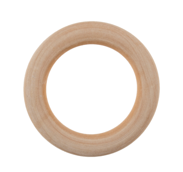 Craft Ring: Wooden: Round