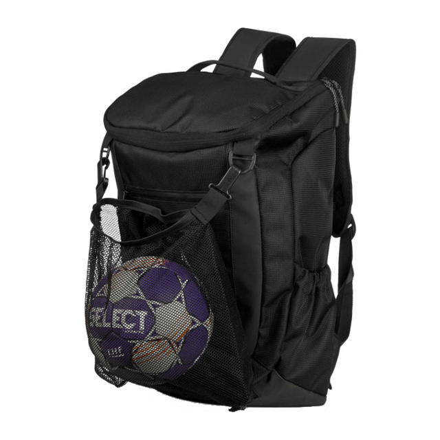 Mochila com rede para bola Select v25 preta 23 litros