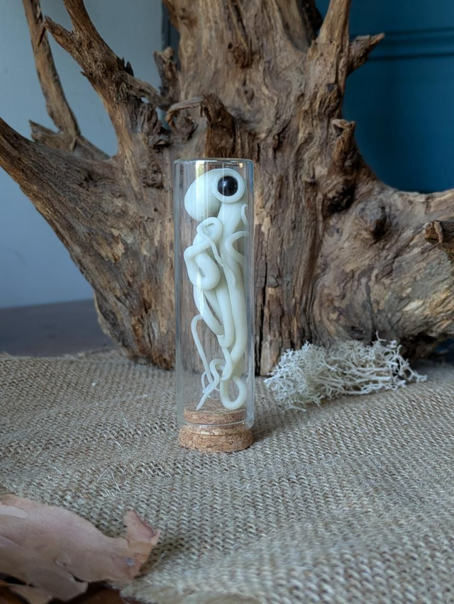 Kraken de Lune N°1 phosphorescent bleu