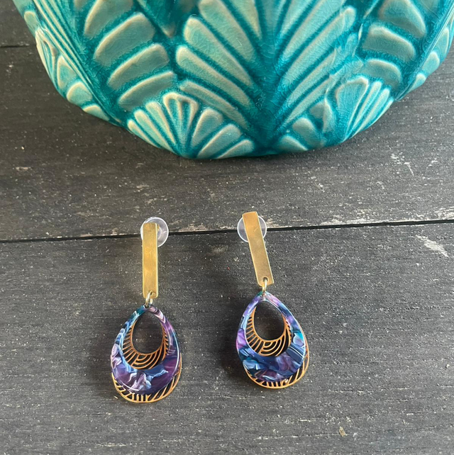 Boucle d’oreille Kanagawa