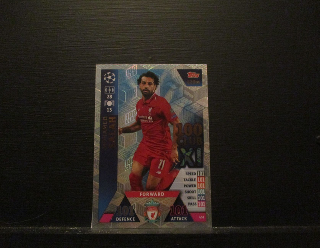 Mohamed Salah - UEFA Champions League Match Attax 2018/19 Original Trading Card #438