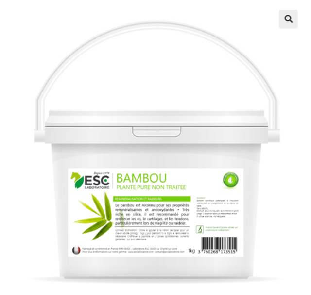 BAMBOU – Reminéralisation et raideurs cheval – Plante pure