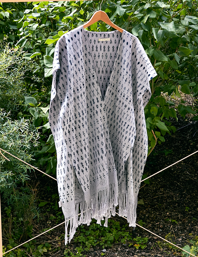 Ruana Tacabamba, Indigo, 10