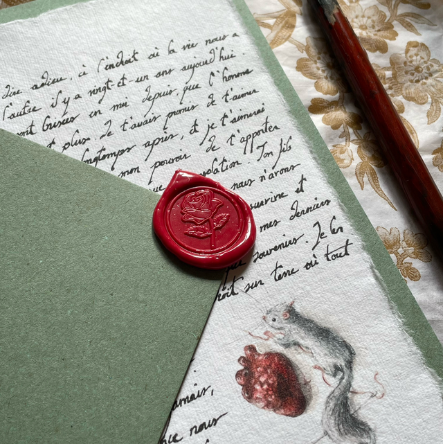 PRINT - Lettre d’Edmond à Mercedes ~ impression sur papier d’art
