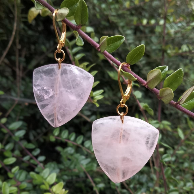 Rose Quartz Pick Drops
