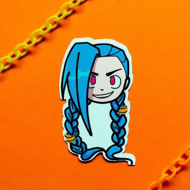 Arcane - Jinx - Sticker - [SKR-A-J]