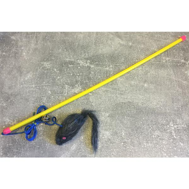 Speelhengel met muis en belletje