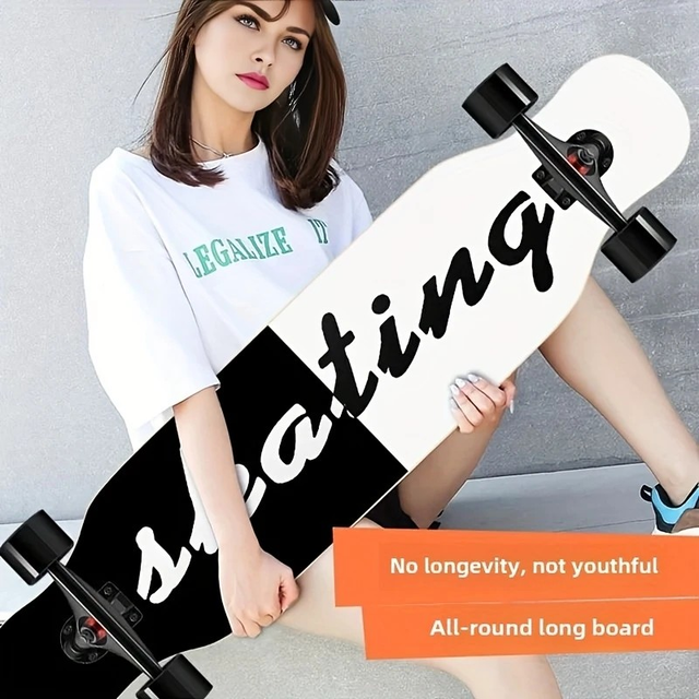 Professional Skateboard with High-Elasticity Wheels