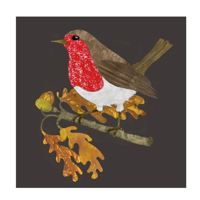 Card 'Robin and Oak'