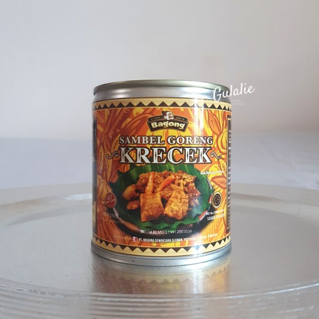 BAGONG Sambal Goreng Krecek - Peau de Vache Frite Mijoté aux Épices