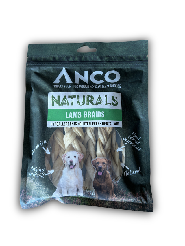 Naturals Lamb Braids 100g