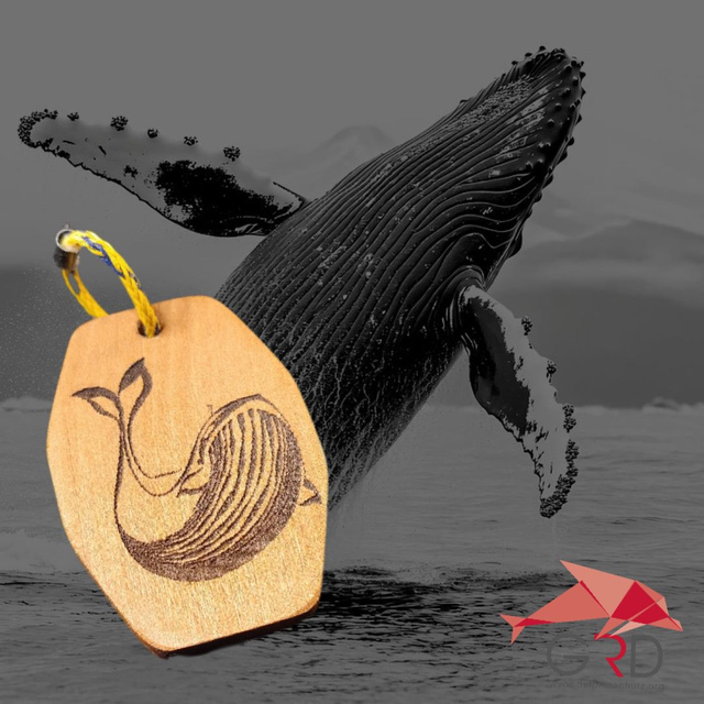 Schlüsselanhänger-Buckelwal