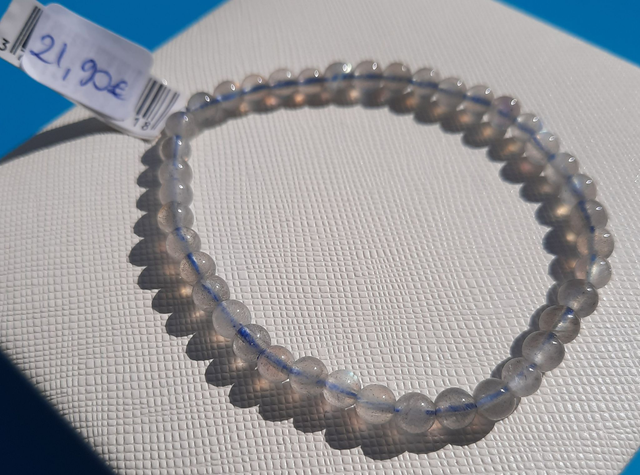 Bracelet boule 4,5/5,5mm Labradorite AA+