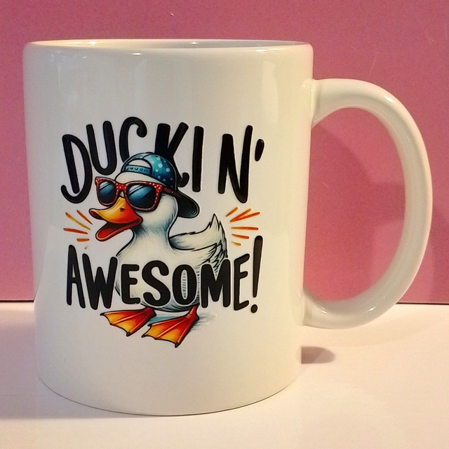 Cute Funny Novelty Duck 11oz Mug - Humorous Duck Mug -  - 7 Different Designs