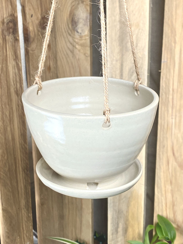 Pot suspendu_Taille M_beige