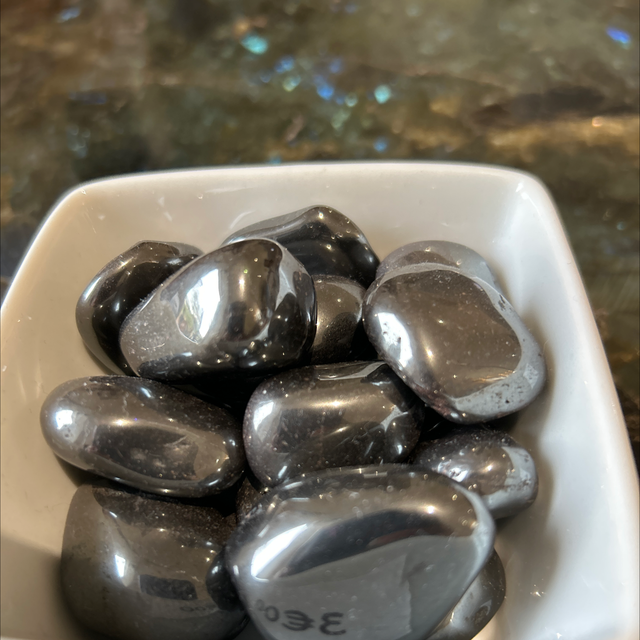 Pierre roulée Hématite 