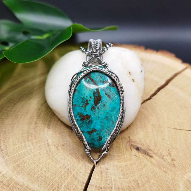 Pendentif Chrysocolle