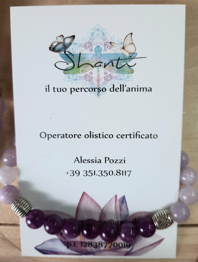 Bracciale donna ametista