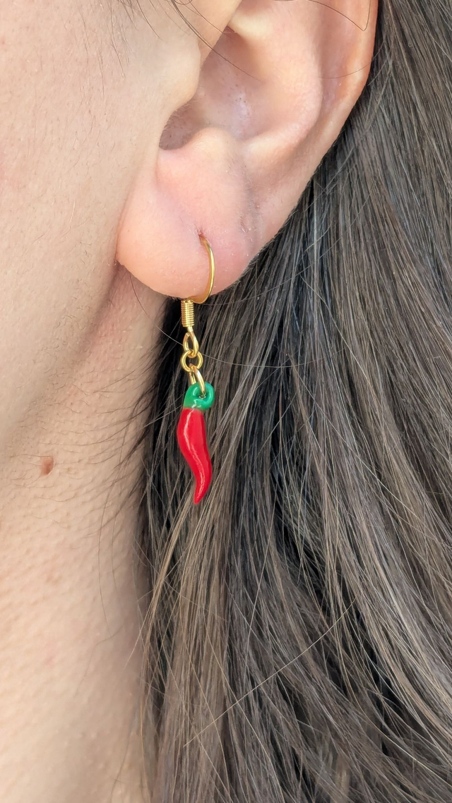 Boucles d'oreilles piments