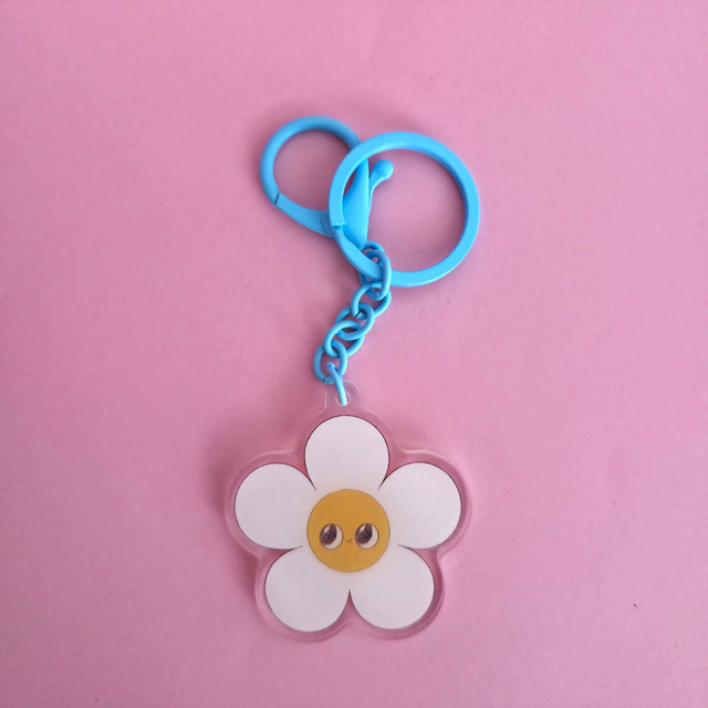 Smiling Flower - keychain