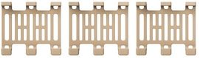 Tractive GPS DOG XL - Rubber Clips ( 3 pièces) - brown