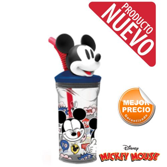  VASO CON FIGURA 3D Mickey