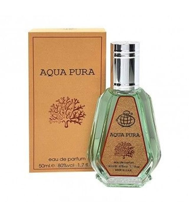 ادکلن جیبی FRAGRANCE WORLD مدل AQUA PURA مگاماره حجم 50 میلی لیتر