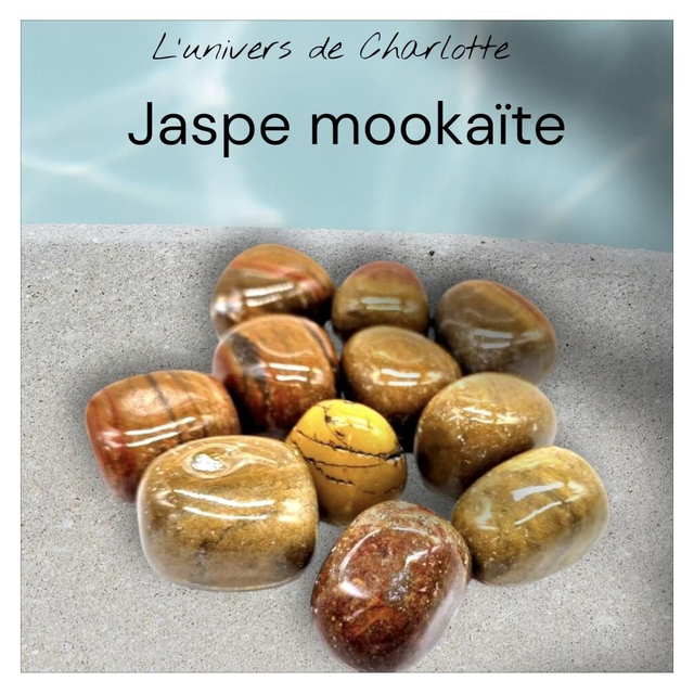 Pierre roulée &quot;Jaspe mookaïte&quot;