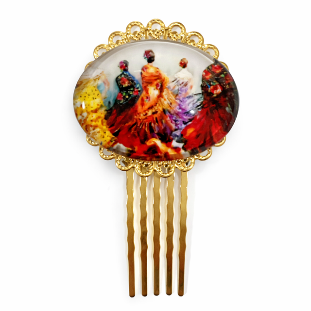 Peinecillo modelo flamencas 