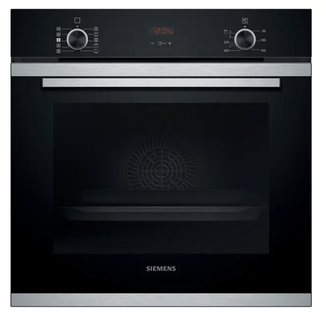 Siemens HR214ABS0 Backofen mit Dampfunterstützung Edelstahl EEK:A
