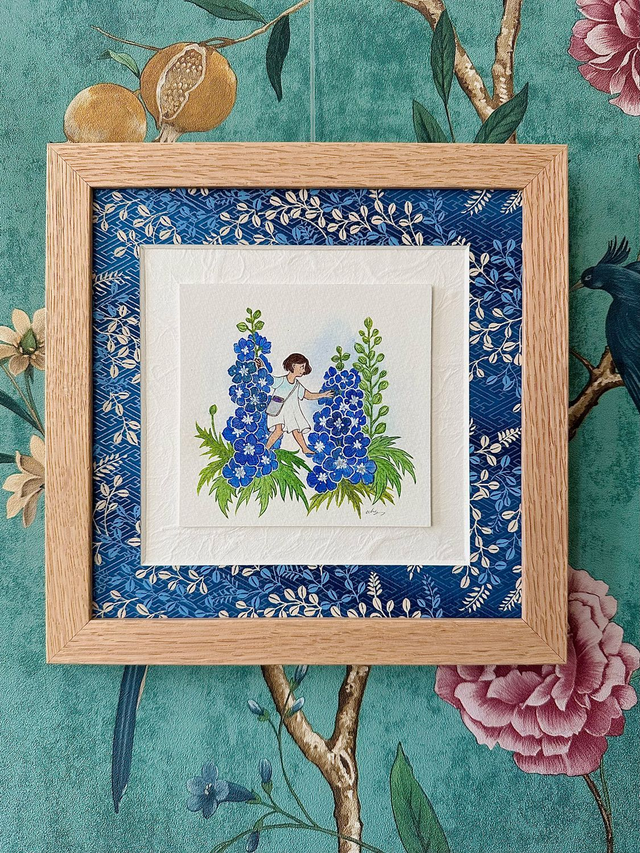 Booklovers' Herbarium - Delphinium