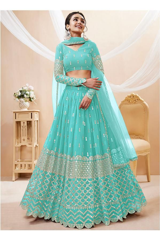 Robe de Soirée Bollywood Lehenga 03