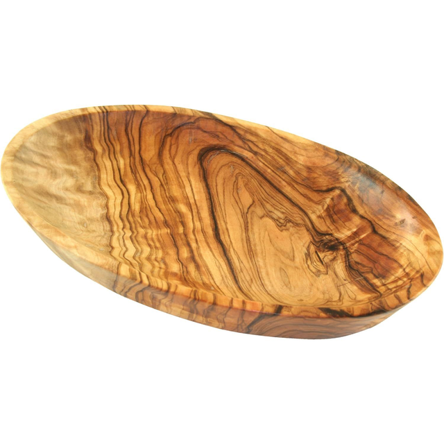 Shell Bowl – Normal Edge – Tuscan Olive Wood