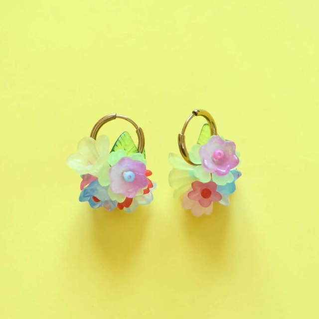Boucles d'oreilles Bouquet