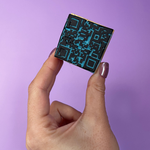 Tampon Logo gravé à la main avec amour