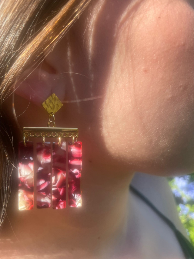 Boucle d'oreille mini Hélios