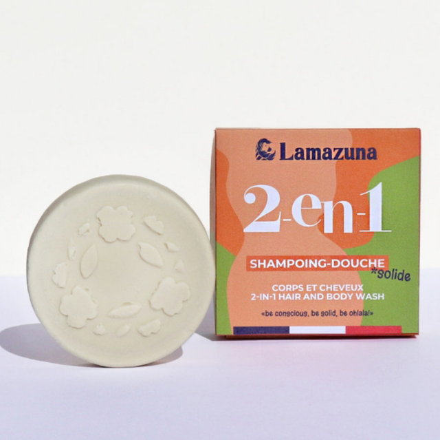 Shampoing Douche Lamazuna 2 en 1 - Tous Types de Cheveux
