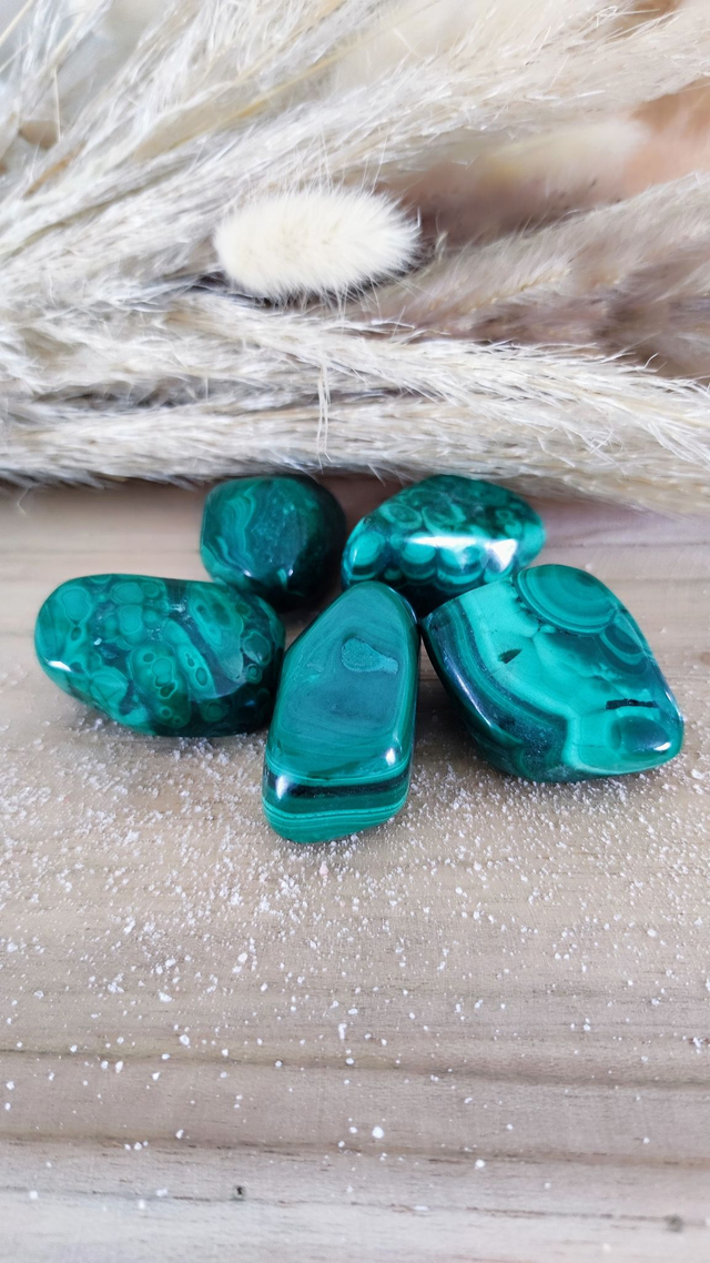 Pierre roulée Malachite 