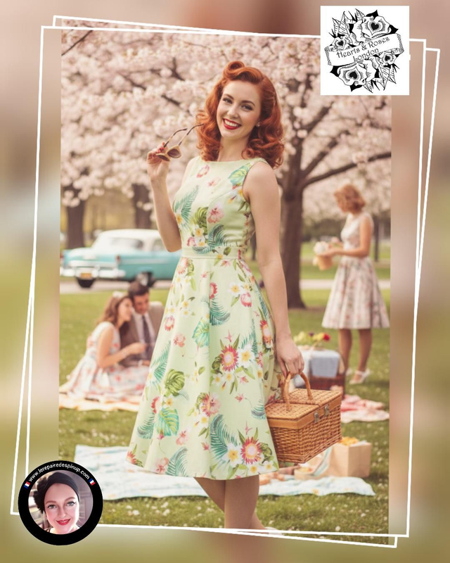 Robe Hearts &amp; Roses Luisa Tropical Swing T46