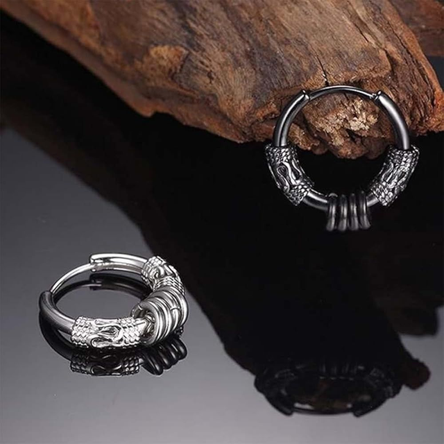 Ohrringe Gothic Silver Rings