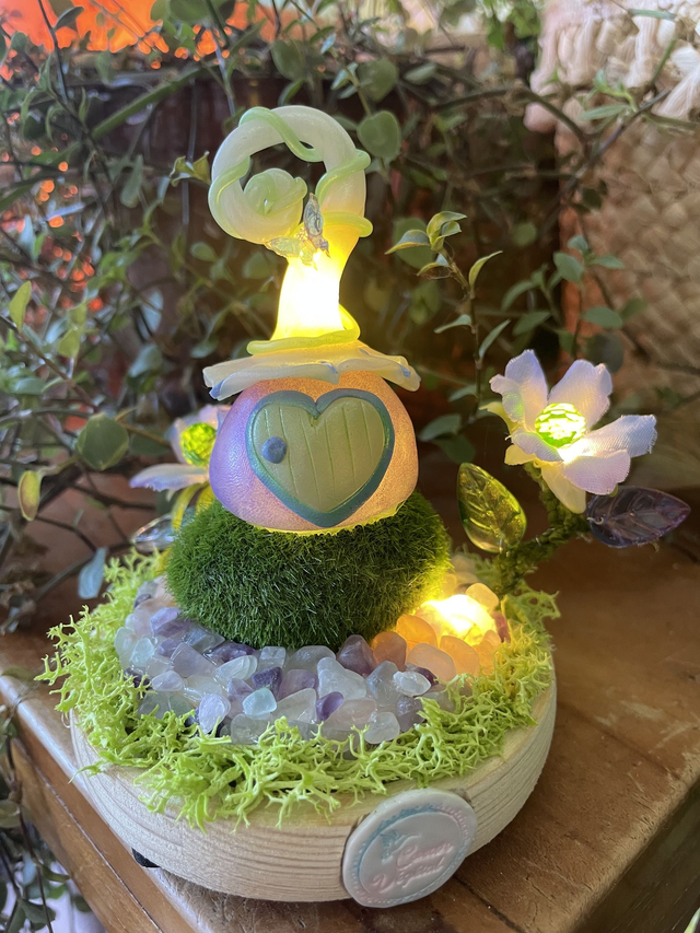 minis jardins bijoux lumineux - sur commande